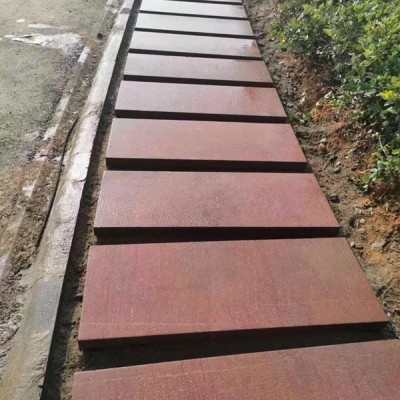 寿宁红地铺 公园台阶踏步板地铺 沿路铺设