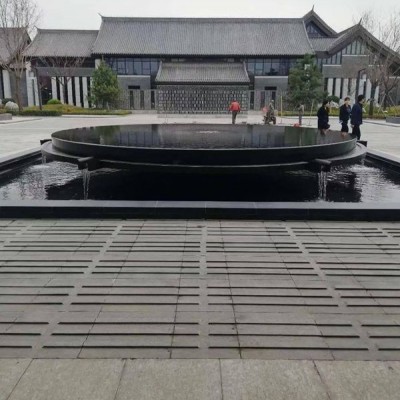 福鼎黑石材水景装饰