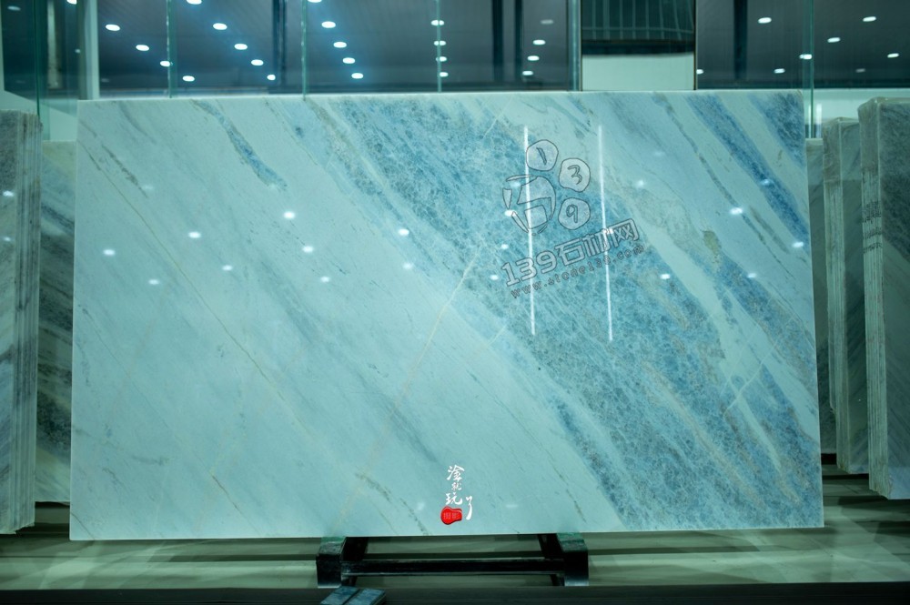 巴西蓝水晶白水晶