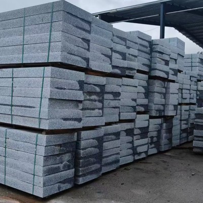 湖南芝麻灰花岗岩厚板成品