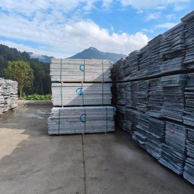 湖南芝麻灰花岗岩毛板 / 成品板材